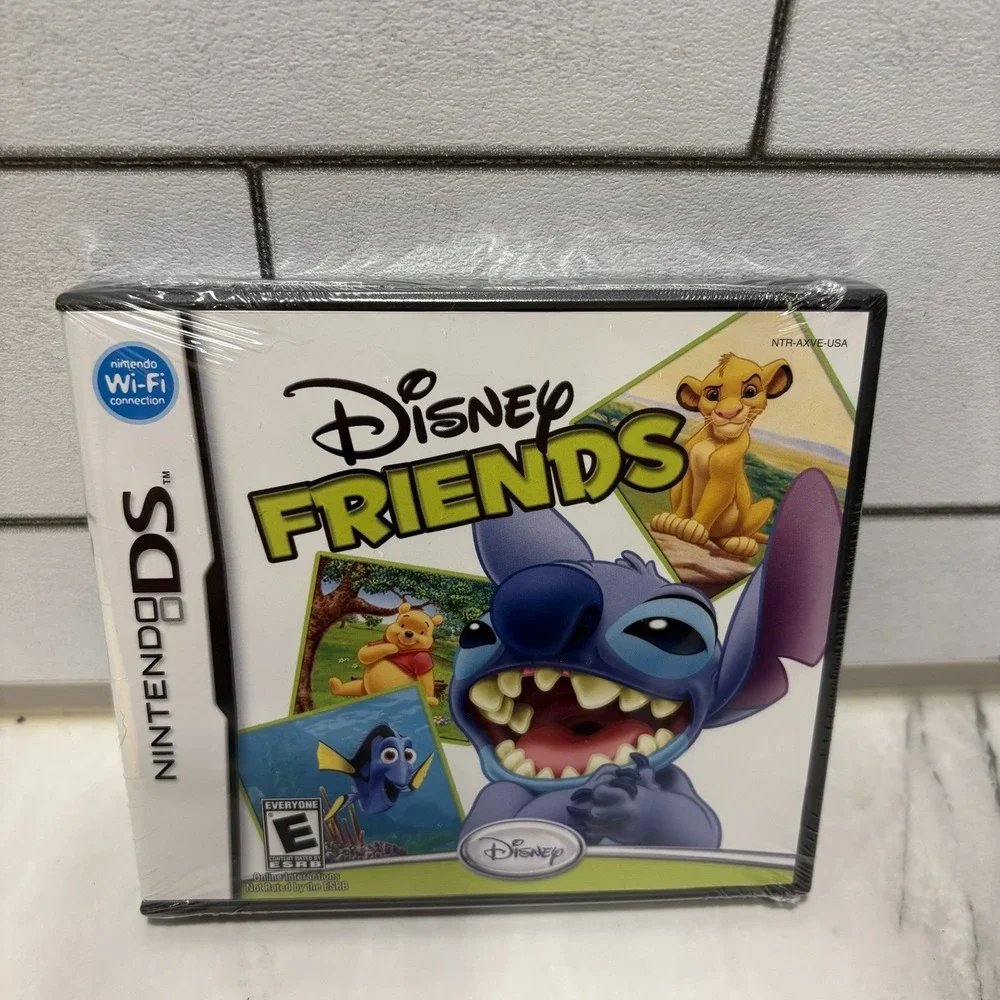 Disney Friends Nintendo DS 2008 Factory Sealed NEW NTR-AXVE-USA Disney Stitch